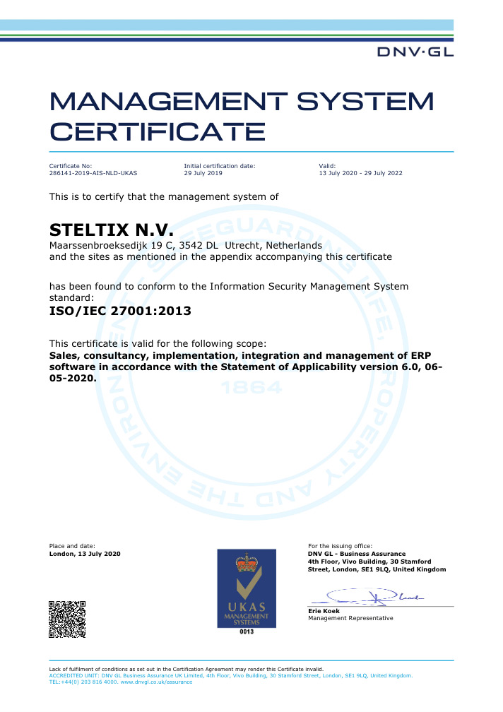 Prolonged Iso 13 Certification Steltix We Connect
