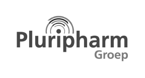 Pluripharm logo bw 1