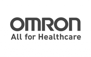 Omron Healthcare logo bw 320x202 1