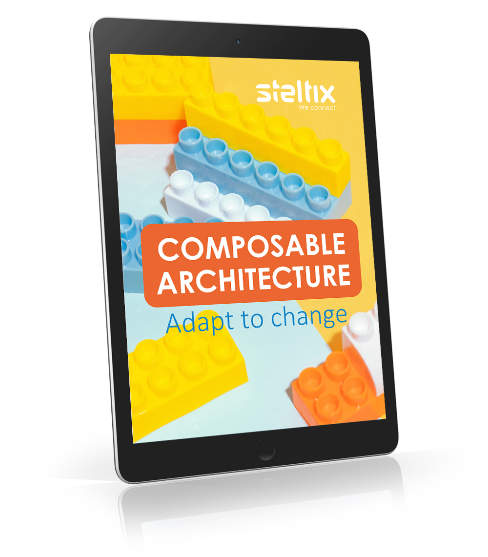 Steltix Composable architecture whitepaper Cover