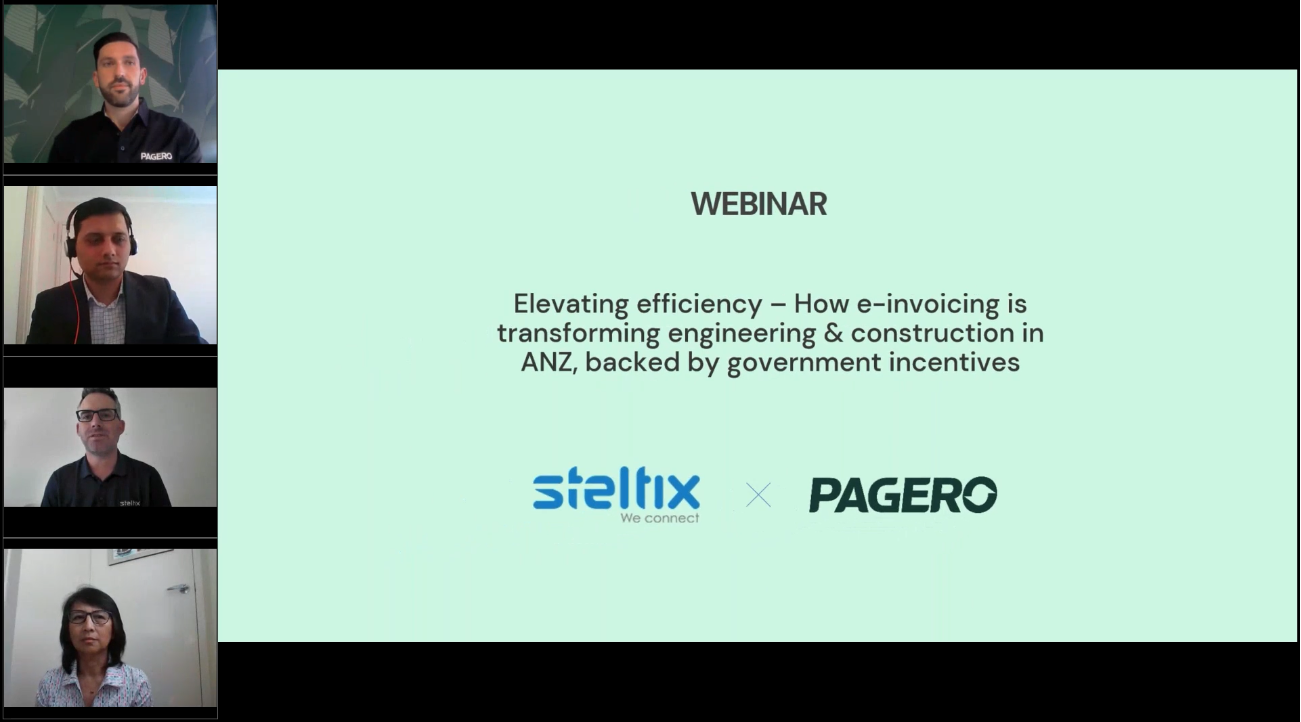 Webinar Steltix Pagero eInvoicing