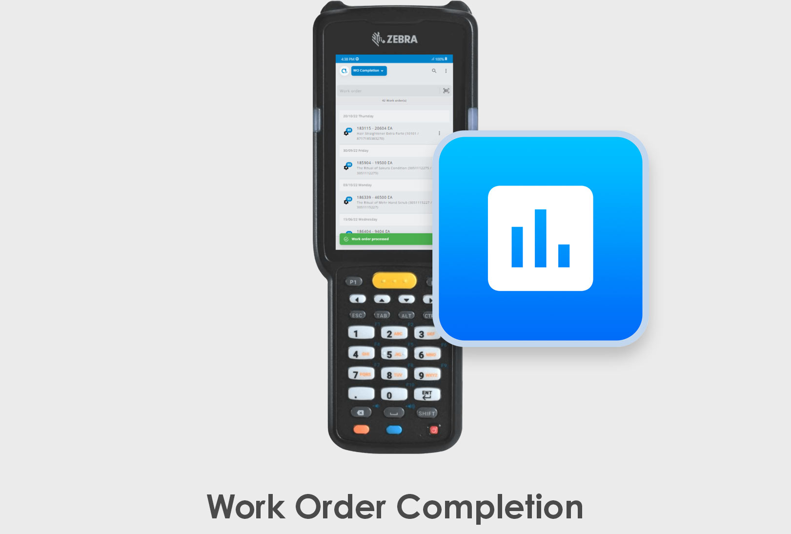 Appshare Apps Work Order Completion